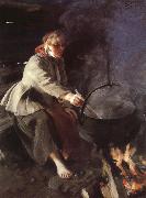 Anders Zorn In the Cookhouse Spain oil painting artist